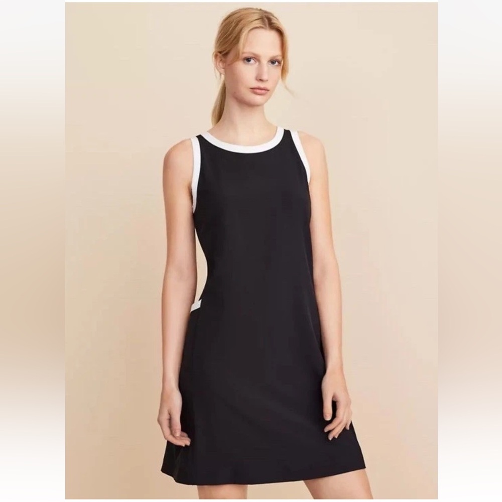 Lou‎ & Grey Tipped Wanderweave Mini Pocket Dress Athletic Sports Size XL